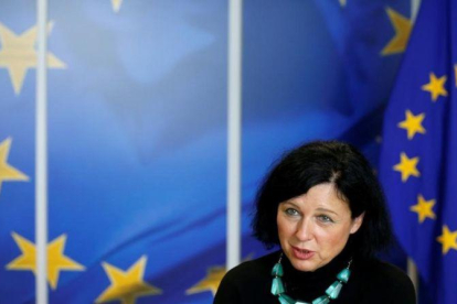 La comisaria europea de Justicia, Vera Jourová.