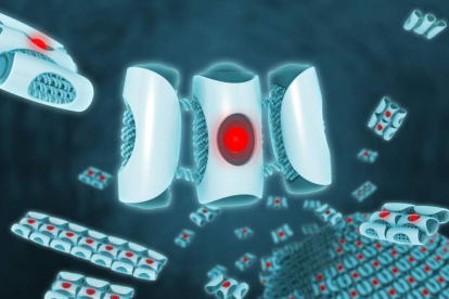 Configuraciones de ‘nanobots’ compuestos por piezas denominadas ‘PolyBricks’ que se ensamblan a sí mismas. unw¡sw
