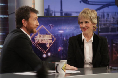 Mercedes Milá, en el programa de Antena 3 'El hormiguero', con Pablo Motos.