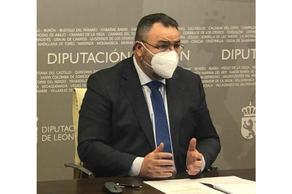 El presidente de la Diputación, Eduardo Morán. DL
