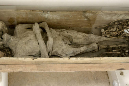 La momia del Santuario de La Peregrina, en Sahagún.