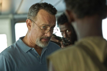 Tom Hanks en un instante de la película 'Capitán Phillips'.