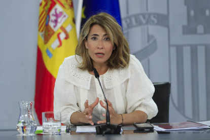 Imagen de la ministra de Agenda Urbana, Raquel Sánchez. FERNANDO ALVARADO