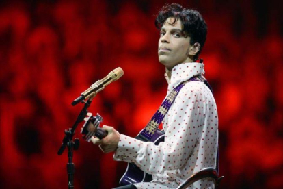 Prince, en abril de 2004, cuando presentó 'Musicology'.