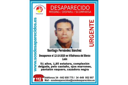Imagen del desaparecido. SOS DESAPARECIDOS