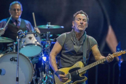 Bruce Springsteen, en el concierto del Camp Nou de Barcelona, en mayo, con el que el Boss empezó en Europa su gira 'The river tour'.