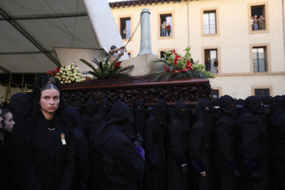 Procesión de la Virgen de la Amargura, de la cofradía de Minerva. FERNANDO OTERO