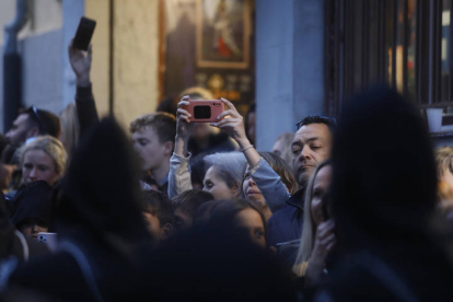 Procesión de la Virgen de la Amargura, de la cofradía de Minerva. FERNANDO OTERO