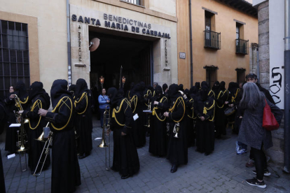 Procesión de la Virgen de la Amargura, de la cofradía de Minerva. FERNANDO OTERO