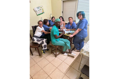 Grupo de trabajo del Hospital Albergue del Amor Redentor. DL