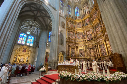 Aniversario de la colocación de la primera piedra de la catedral de Astorga. DL | RAMIRO