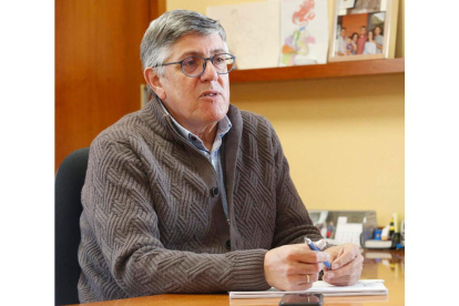 Cayetano Franco, presidente del Abanca Ademar, seguirá al frente del club otros cuatro años. F. OTERO