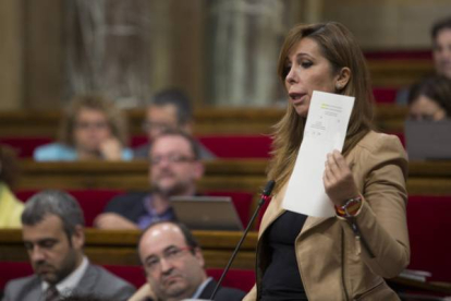 Alícia Sánchez-Camacho, en una reciente intervención en el Parlament.