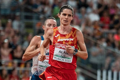 Roberto Aláiz no pudo sumar con España al podio en la Copa de Europa de 10.000 metros. SPORTMEDIA