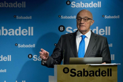 El presidente de Banc Sabadell, Josep Oliu.