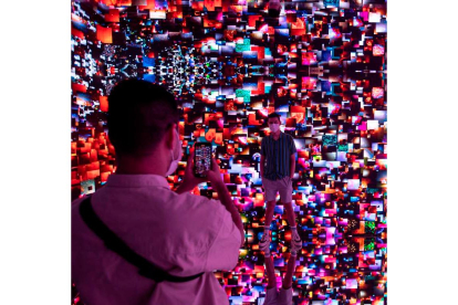 Feria de Arte Digital celebrada en Hong Kong, China. JEROME FAVRE