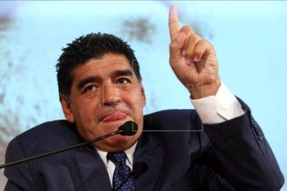 El exfutbolista argentino Diego Armando Maradona.