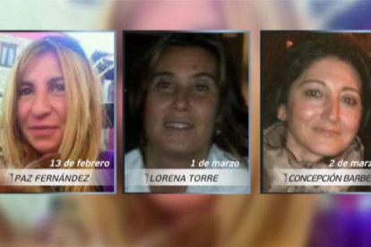 Tres mujeres desaparecidas en Asturias.