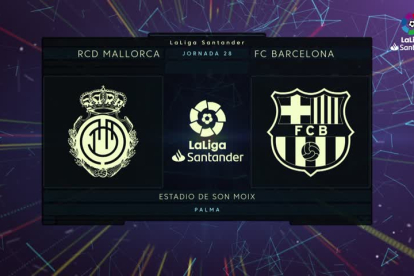 VIDEO: Resumen Goles Mallorca - Barcelona - Jornada 28 - La Liga Santander