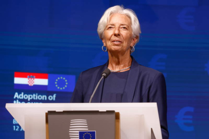 La presidenta del Banco Central Europeo, Christine Lagarde. STEPHANY LECOC