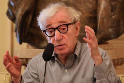 Woody Allen, este martes, en La Scala de Milán.