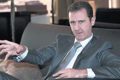 El presidente sirio, Bashar el Asad, aliado de Hizbulá, que le apoya en la guerra civil frente a los rebeldes.