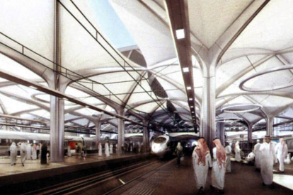 Recreación virtual d euna de las cuatro estaciones, Jeddah