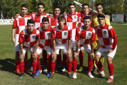 Formación del equipo del Puente Castro que milita en la Liga Nacional Juvenil.