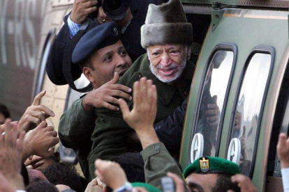 Arafat, en octubre de 2004.