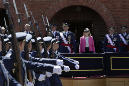 Entrega de despachos en la Academia Básica del Aire de La Virgen del Camino. FERNANDO OTERO