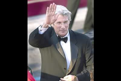 Richard Gere, nominado por su papel en la película Chicago, no logró finalmente la estatuilla.