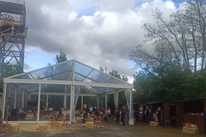 La jornada se celebró en las instalaciones del Pozo María de Caboalles de Abajo. ARAUJO