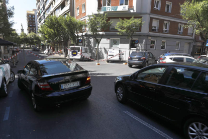La primera fase de las obras permite circular hasta el cruce con Juan Madrazo. RAMIRO