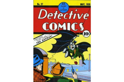 Primera portada del cómic de Batman.