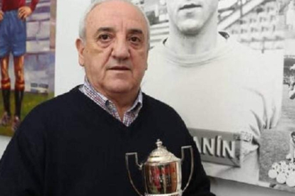 Marianín, uno de los referentes del fútbol leonés. L. DE LA MATA