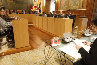 Último Pleno ordinario de la Diputación de León en 2023. RAMIRO