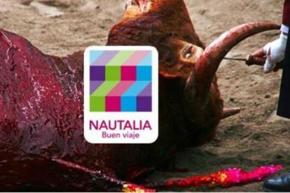 Imagen de Change.org para la petición de la retirada del 'paquete taurino' de Nautilia.