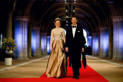 Los príncipes Sofía y Alois de Liechtenstein. ROBIN UTRECHT / POOL | EFE
