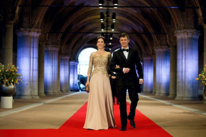 Los príncipes de Dinamarca, Mary y Federico. ROBIN UTRECHT / POOL | EFE