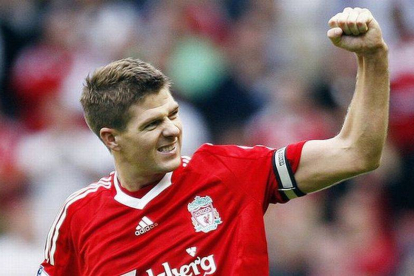 Steven Gerrard, el capitán del Liverpool, en una imagen de archivo.