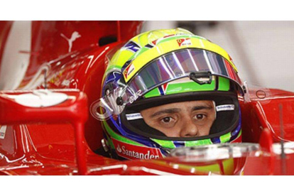 Felipe Massa, en el interior de su monoplaza, el pasado GP de Corea