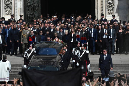 Funeral con honores de Silvio Berlusconi en Milán. CIRO FUSCO/MOURAD BALTI TOUATI/MATTEO CORNER/MATTEO BAZZI