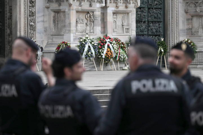 Funeral con honores de Silvio Berlusconi en Milán. CIRO FUSCO/MOURAD BALTI TOUATI/MATTEO CORNER/MATTEO BAZZI