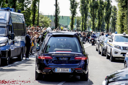 Funeral con honores de Silvio Berlusconi en Milán. CIRO FUSCO/MOURAD BALTI TOUATI/MATTEO CORNER/MATTEO BAZZI