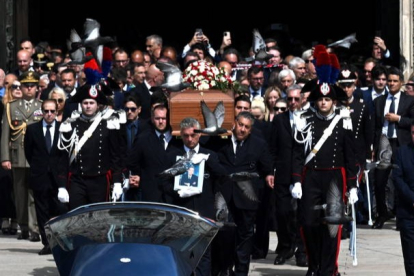 Funeral con honores de Silvio Berlusconi en Milán. CIRO FUSCO/MOURAD BALTI TOUATI/MATTEO CORNER/MATTEO BAZZI