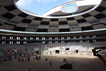 Interior de la nueva Tarraco Arena Plaça (TAP), hoy.