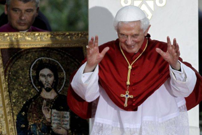 Benedicto XVI en un acto.