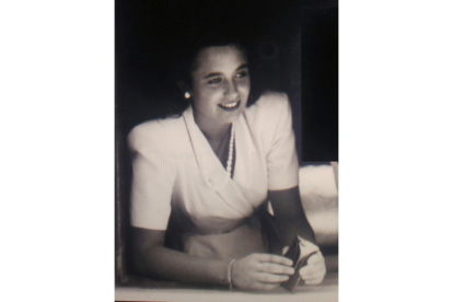 Carmen Pac Baldellou, en 1948, con 21 años. DL