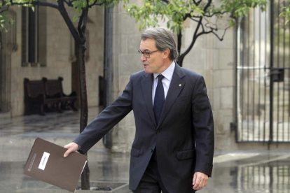 El presidente en funciones de la Generalitat, Artur Mas.