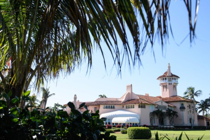 El club Mar-a-Lago en Palm Beach Florida, propiedad de Donald Trump.